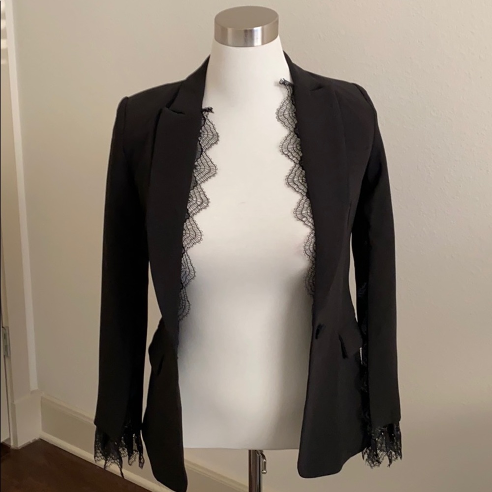 Sleeve Lace detail Blazer